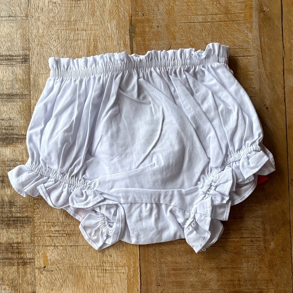 NWOT Mud Pie Santa Baby Bloomers 0-6m - Picture 2 of 3